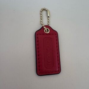 COACH Leather Hangtag